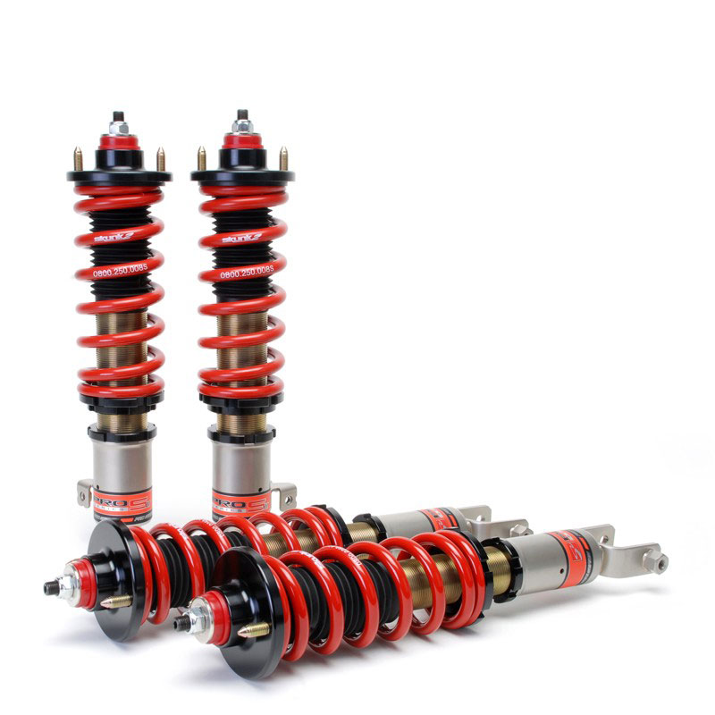 SKUNK2 RACING Pro S2 Full Threaded Body Coilovers - Non Dampening Adjustable ACURA 1994-01 ACURA INTEGRA (NON TYPE R) 8K/ 8K Spring Rates